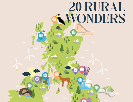 Top 20 rural wonders of the UK