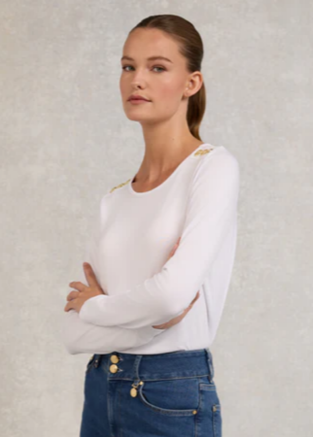 Long Sleeve Crew Neck T-Shirt
