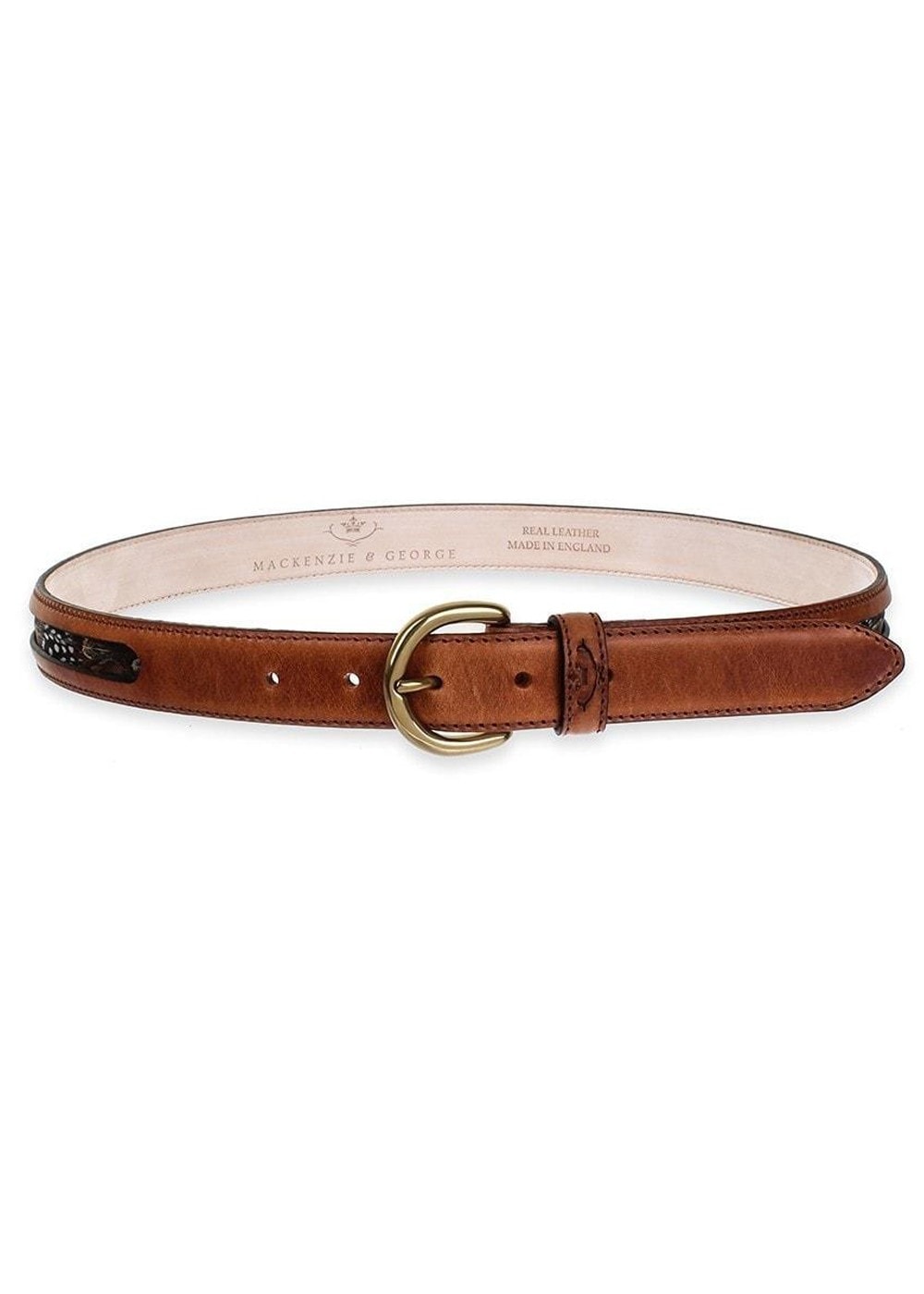 Drayton Feather Belt - Chestnut - 0