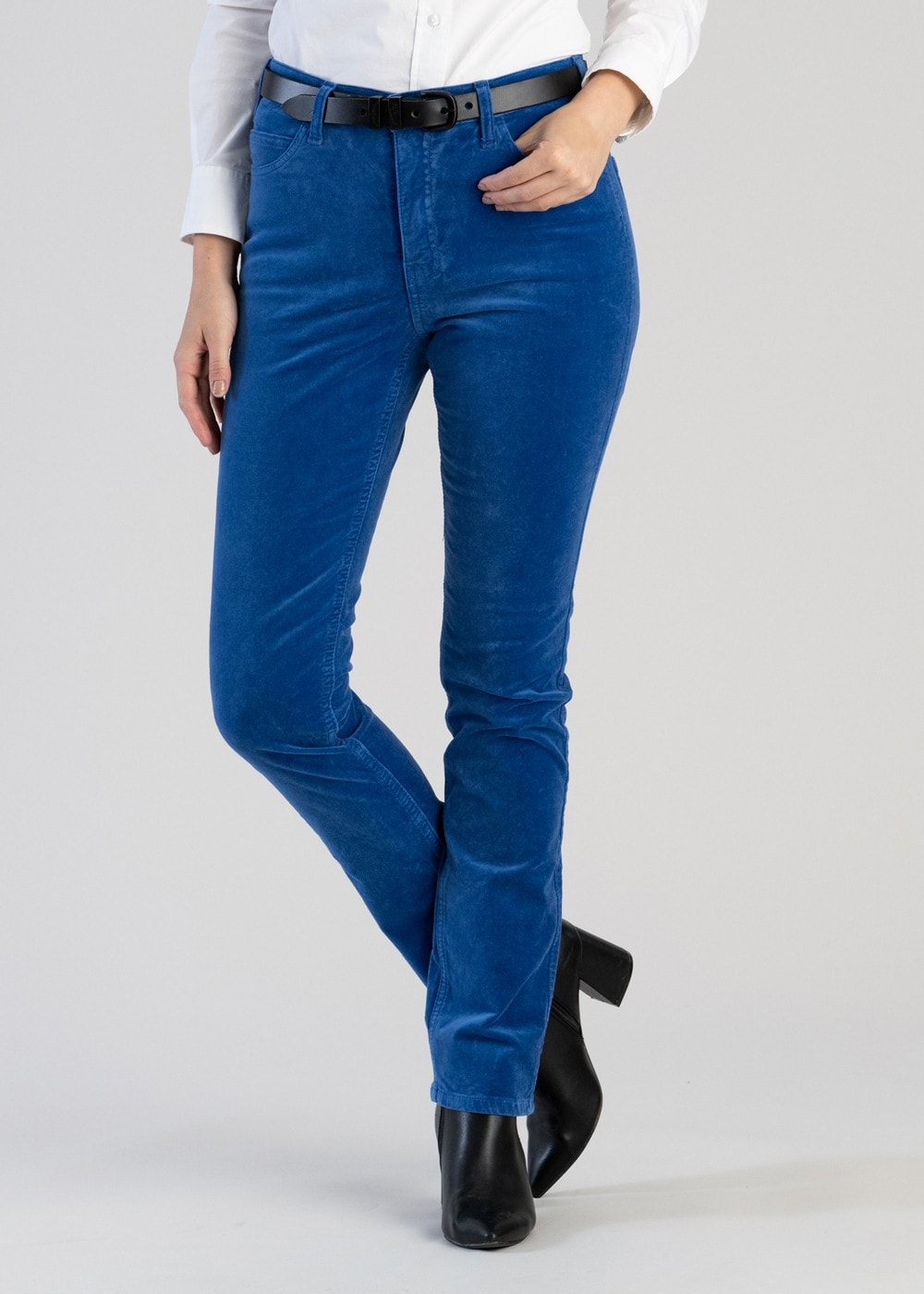 Velvet Straight Leg Jeans - Blue - 0