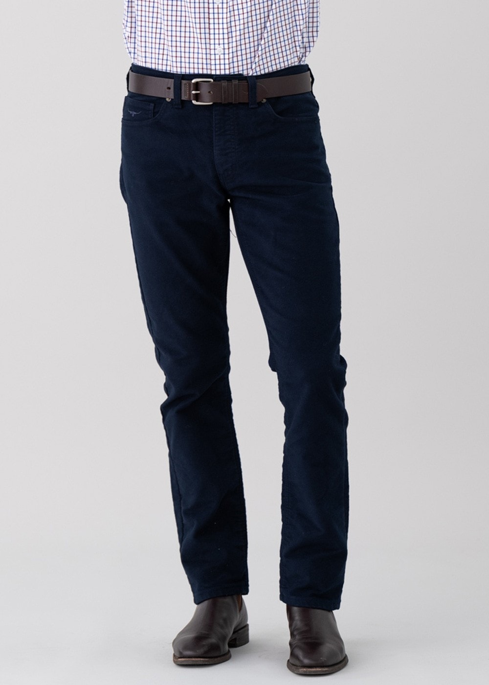 RM Williams Ramco Moleskin Jean – Navy – Humes Outfitters