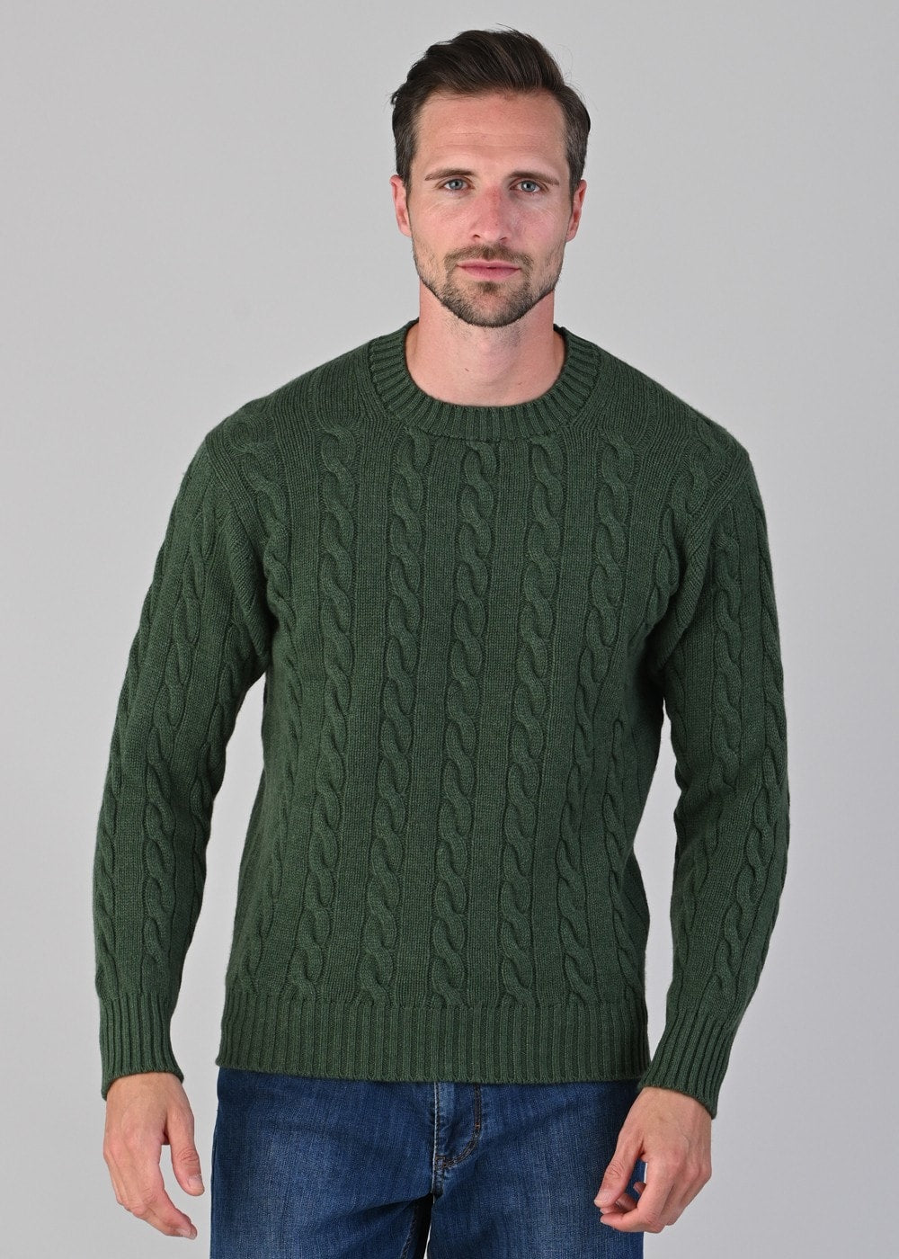 Chirnside 4 Ply Cashmere Crew - Serpentine - 4