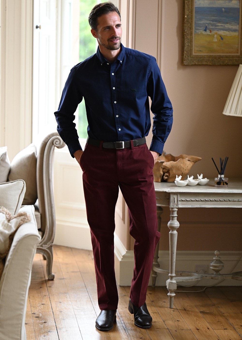 Longford Winterweight Trousers - Cranberry - 4