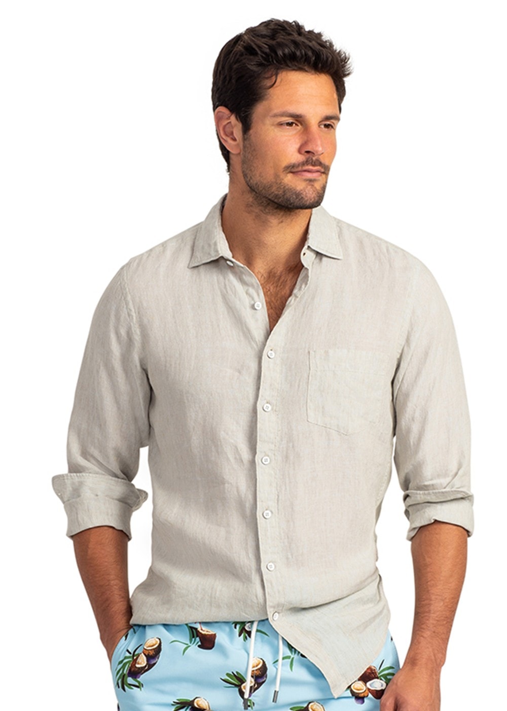 Coromandel Shirt - Flax - 0
