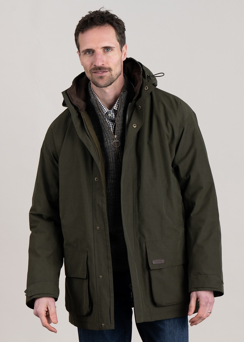 Barbour Beaconsfield Jacket – Olive – Humes Outfitters