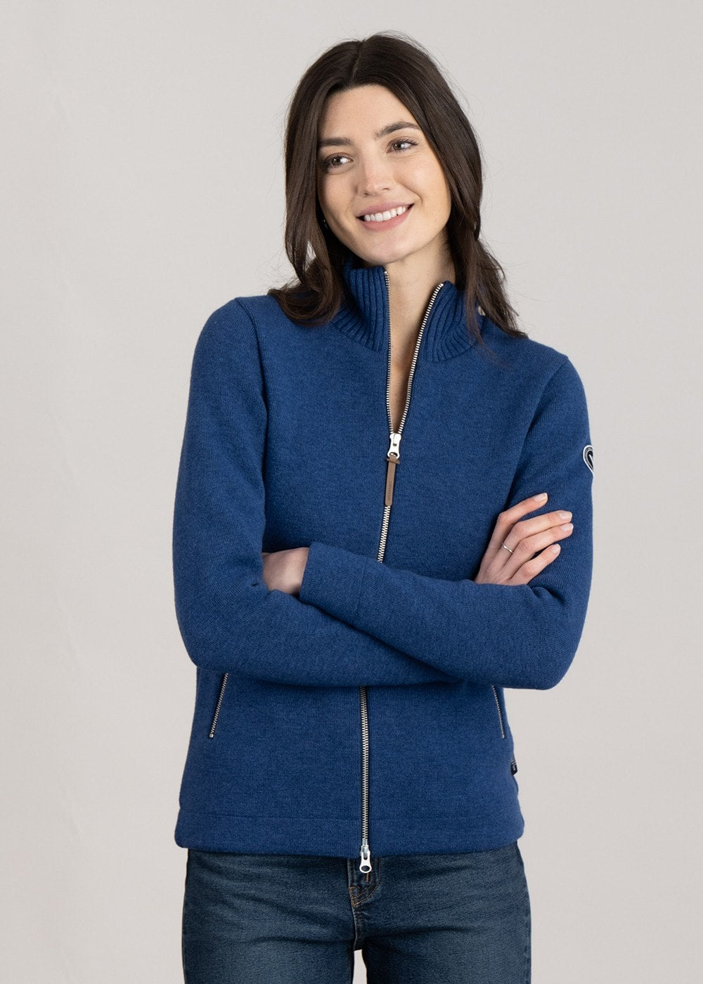 Claire Windproof Full Zip - Dark Royal - 0