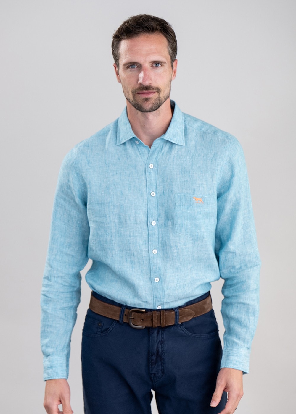 Coromandel Shirt - Washed Teal - 1