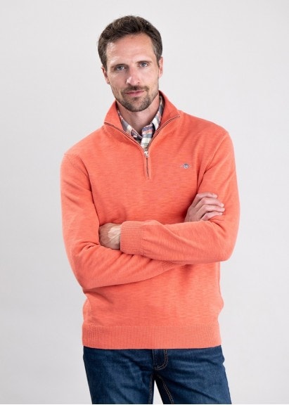 Cotton Flamme Half Zip