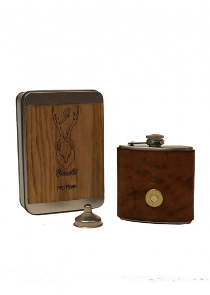 Shotgun Cartridge Hip Flask Gift Set