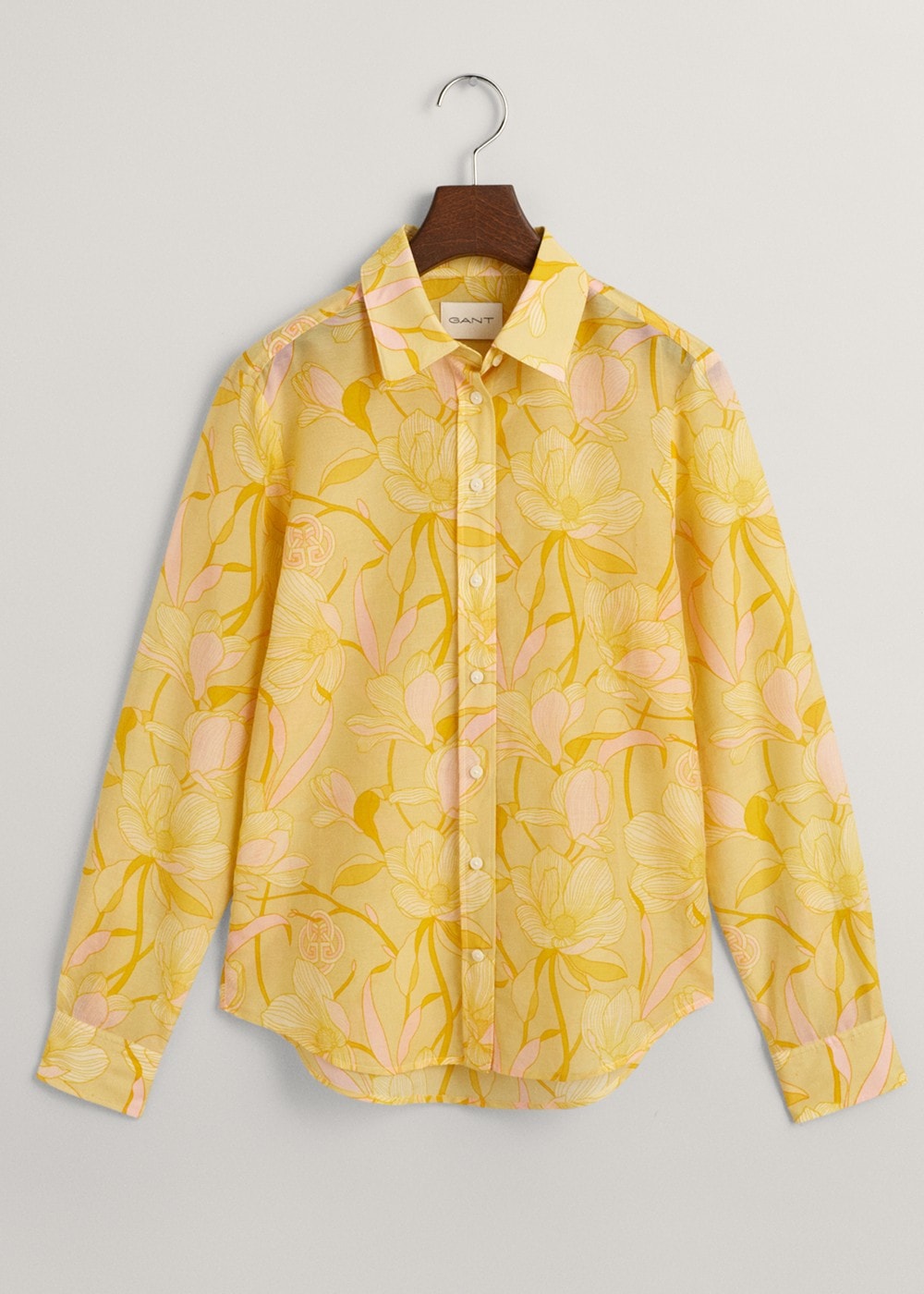 Magnolia Cotton Silk Shirt - Dusty Yellow - 6