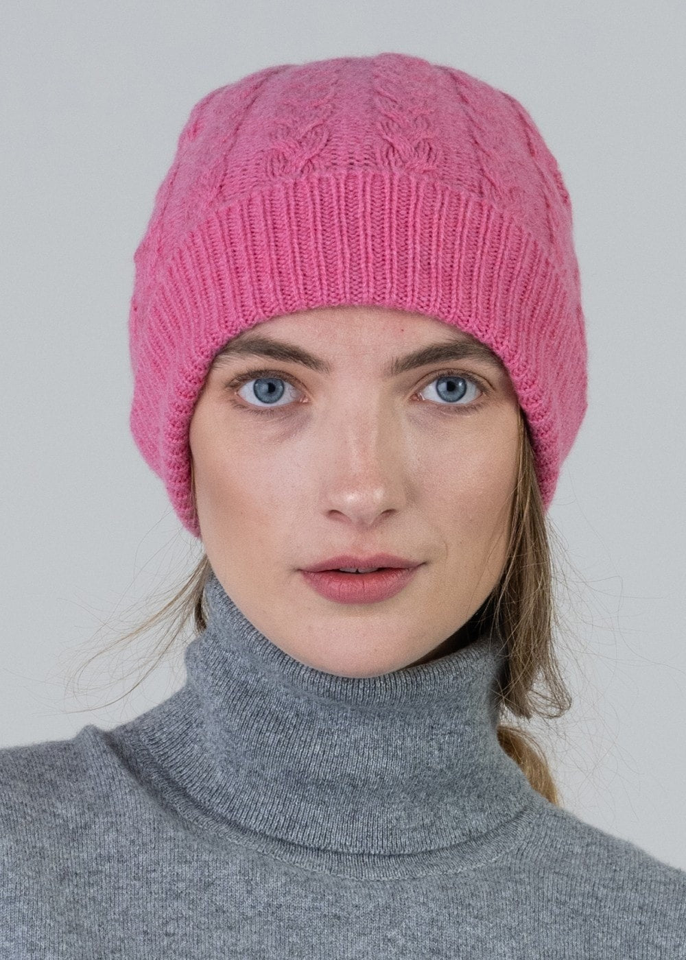 Cashmere Cable Hat - Starlet - 1