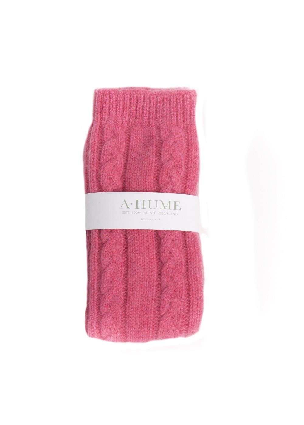 Cashmere Cable Bedsocks - Starlet - 1