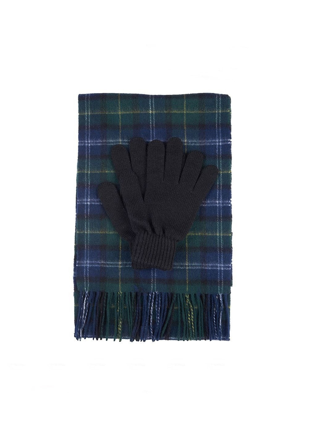 Tartan Scarf & Glove Gift Set - Seaweed Tartan - 0