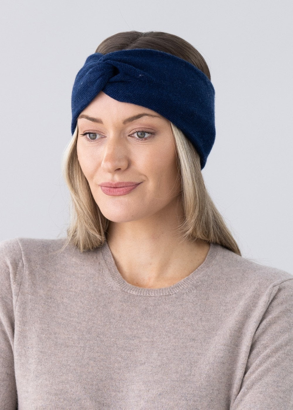 Cashmere Headband - Inchiostro - 1