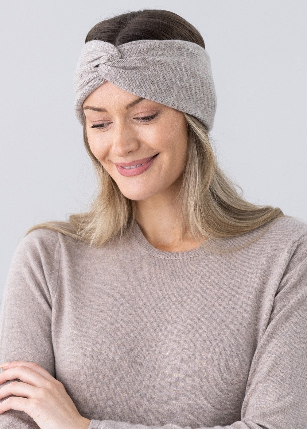 Cashmere Headband - Moondust - 1
