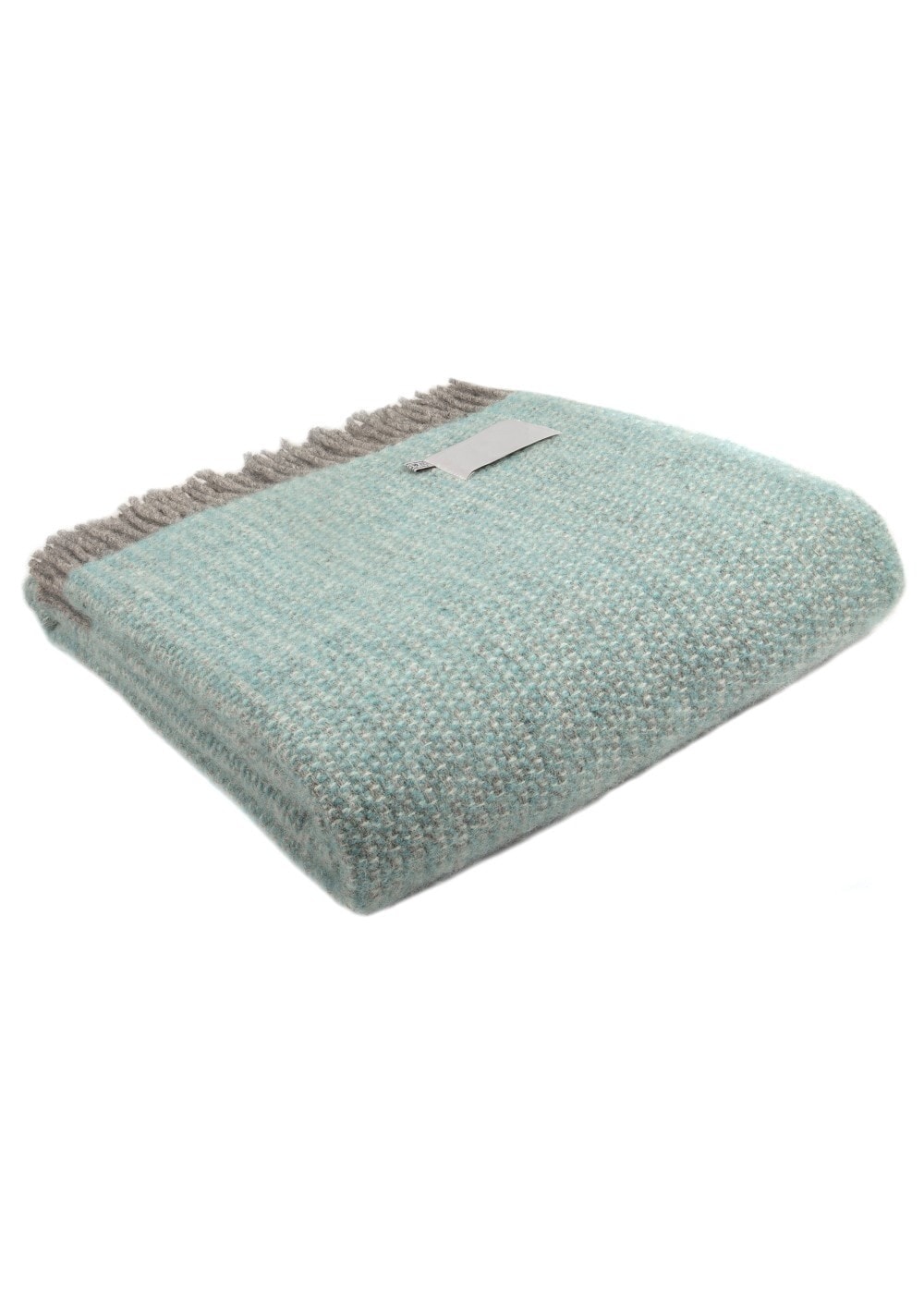 Islay Illusion Throw - Spearmint and Grey - 0