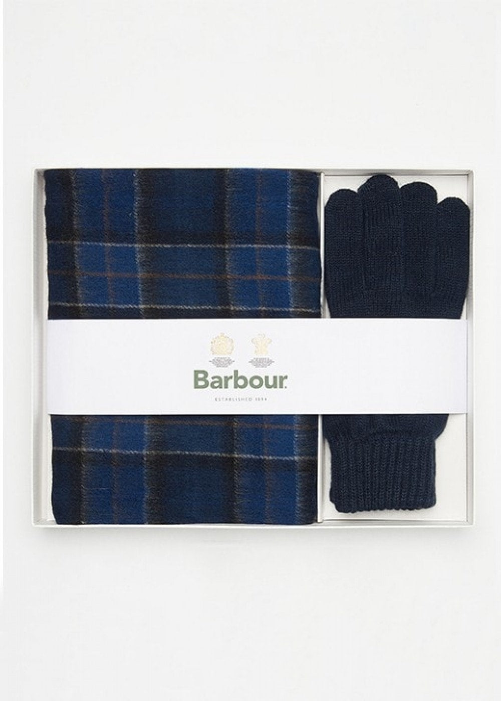 Tartan Scarf & Glove Gift Set - Midnight Tartan - 0