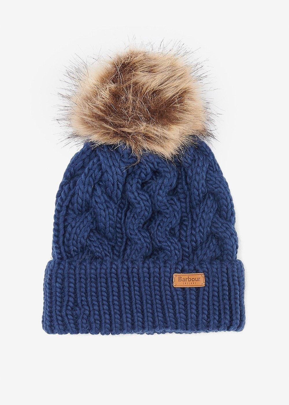 Penshaw Cable Beanie - Navy - 0