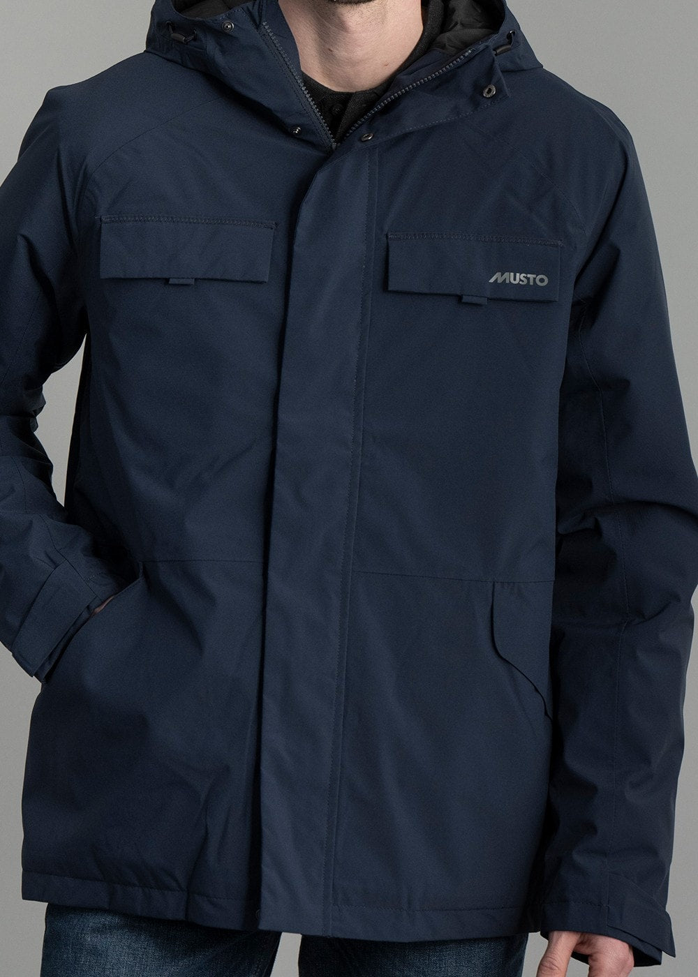 Insulated Rain Jacket AW24 - Navy - 5