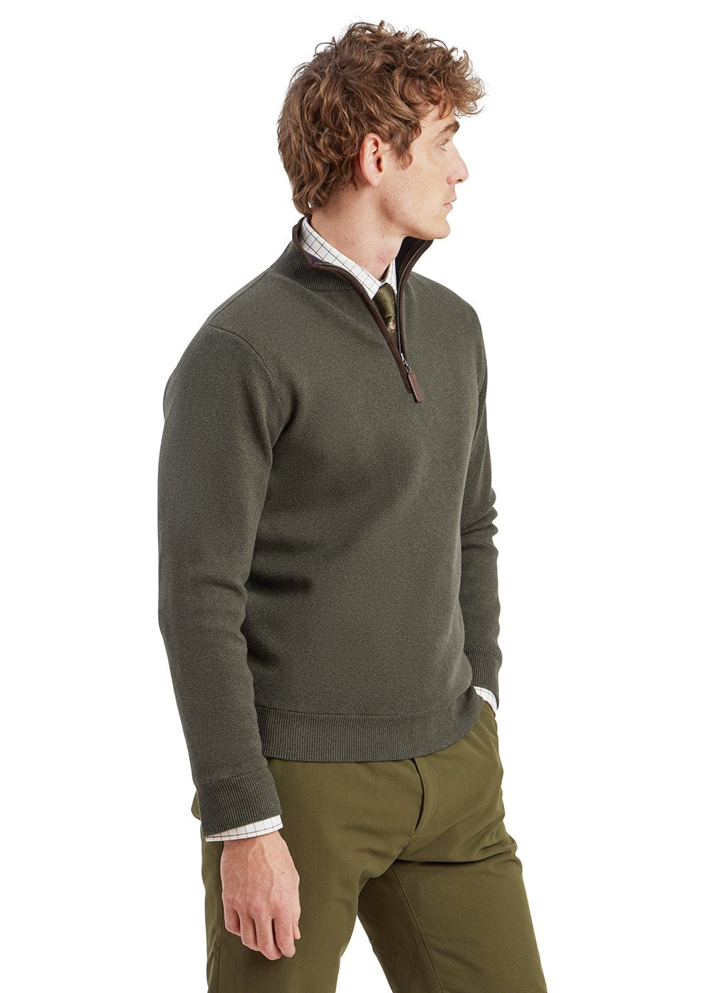 Angus Aerobloc 1/4 Zip - Woodland - 2