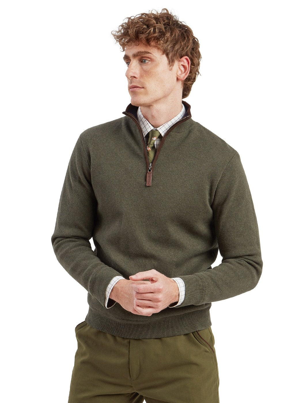 Angus Aerobloc 1/4 Zip - Woodland - 4