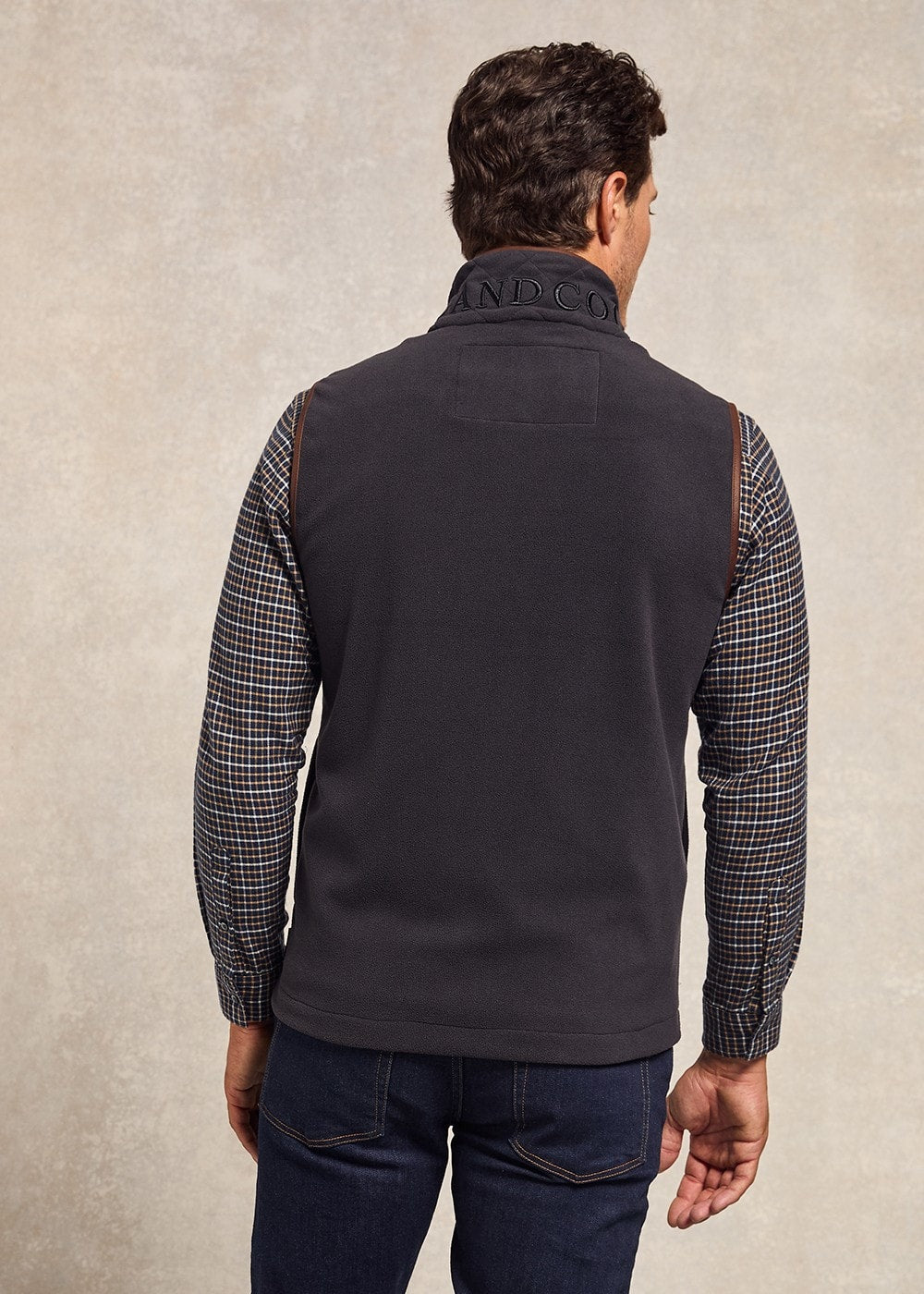 Country Fleece Gilet - Ink Navy - 2