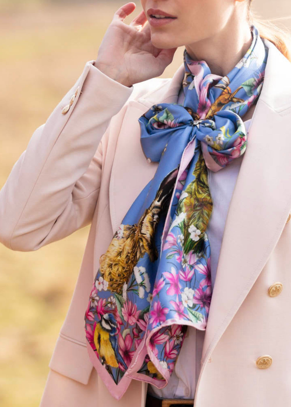 Oopsie Daisy Classic Silk Scarf