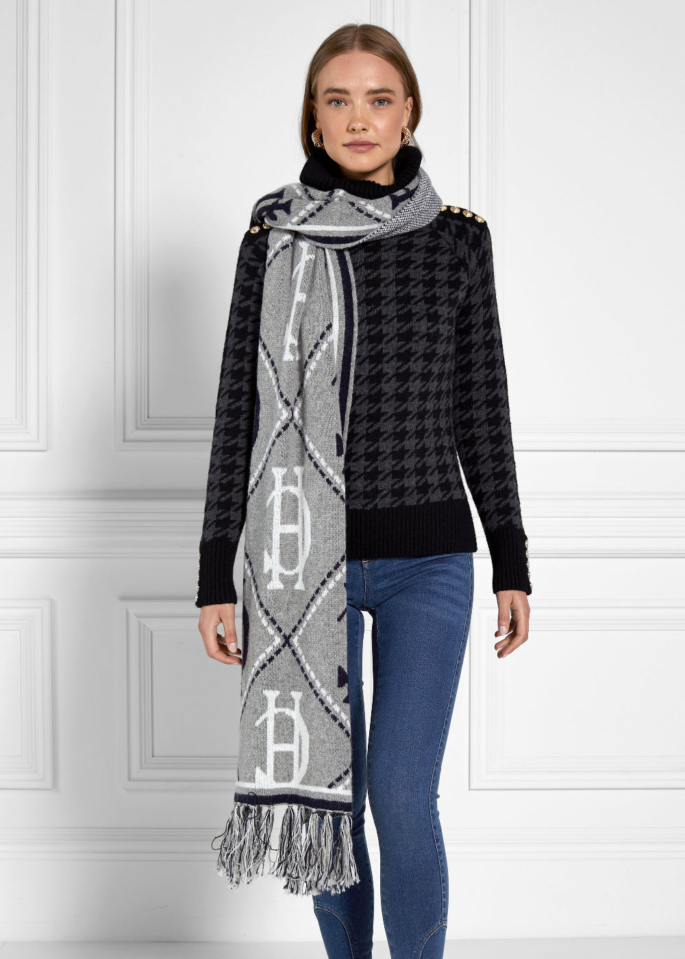 Monogram Scarf