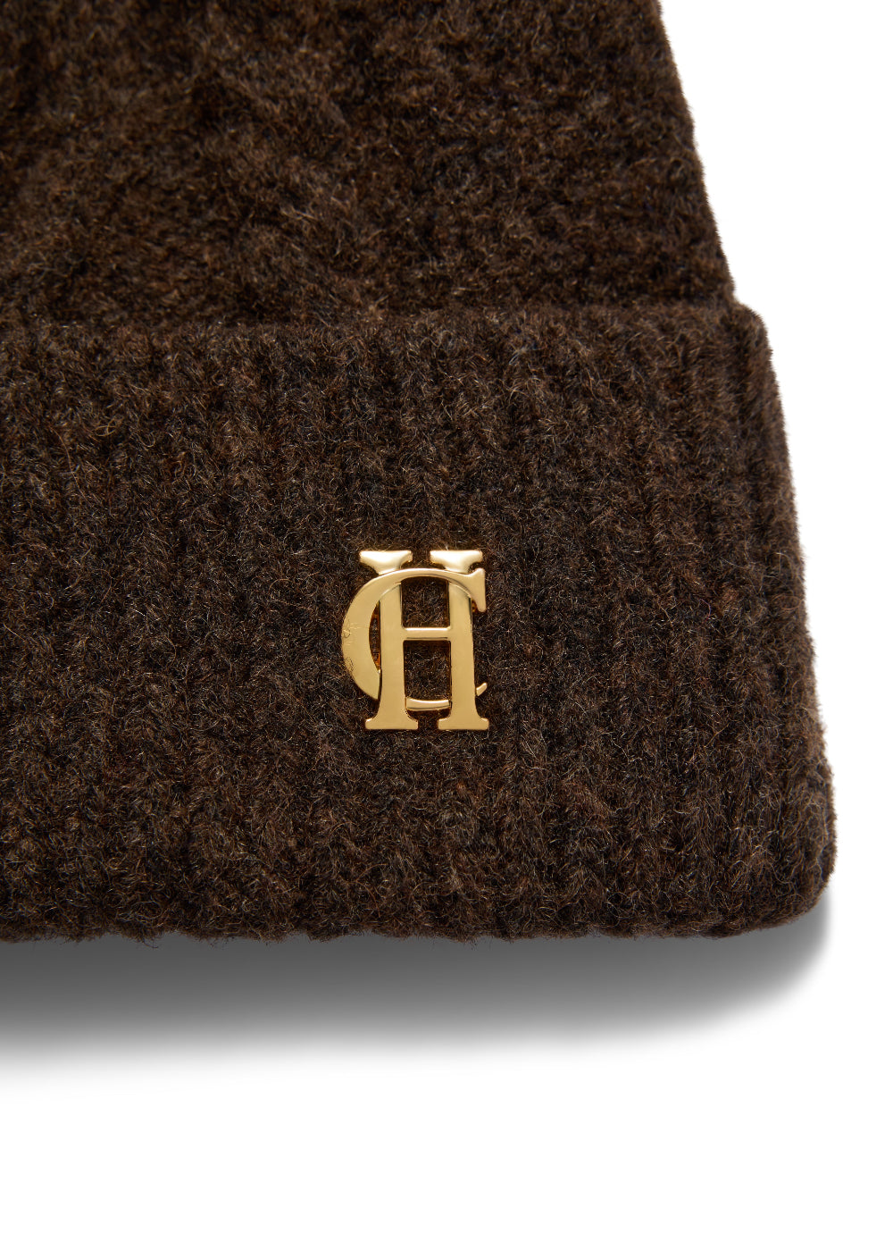 Sloane Cable Bobble Hat