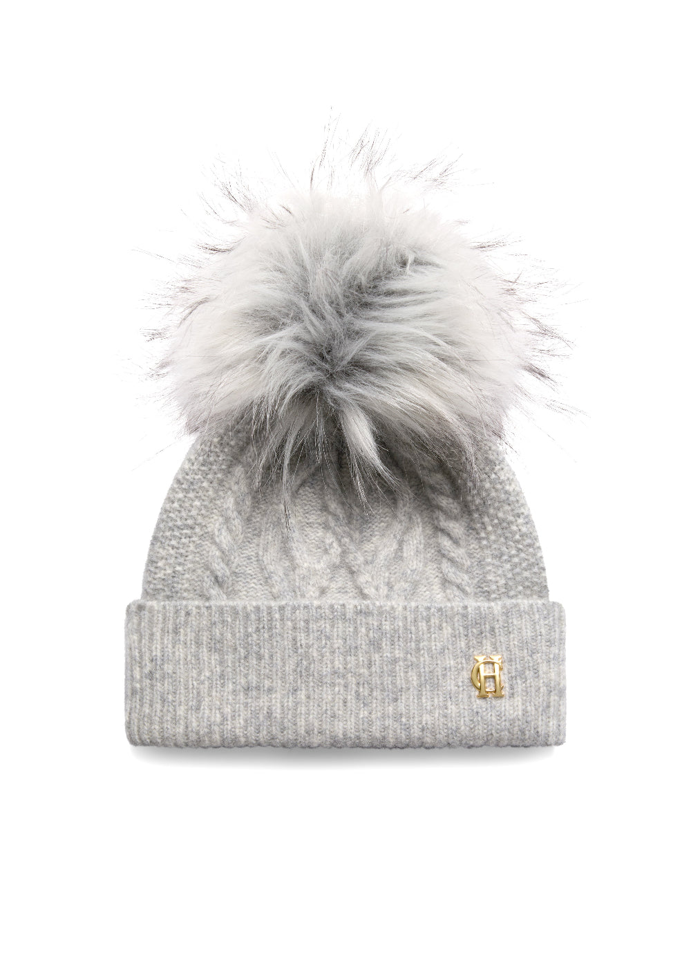 Sloane Cable Bobble Hat
