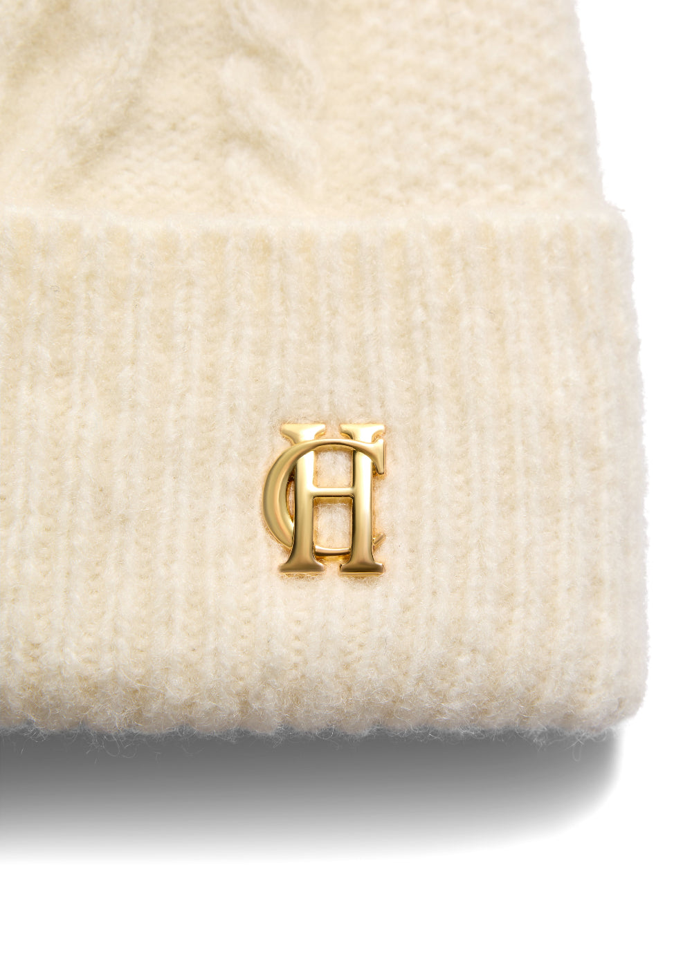 Sloane Cable Bobble Hat