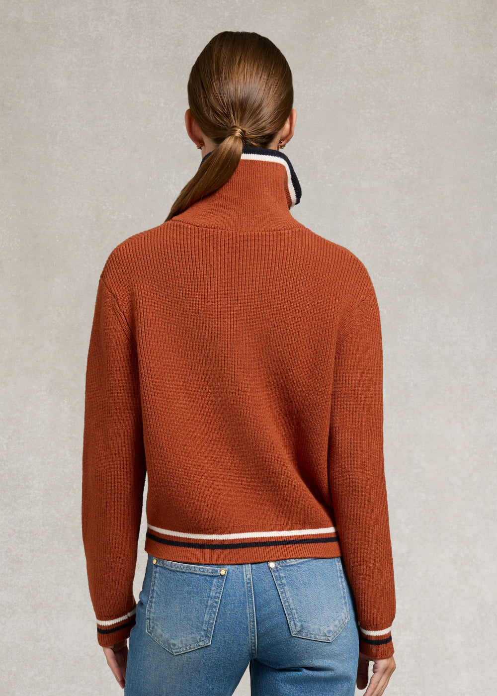 Jessica Quarter Zip Knit