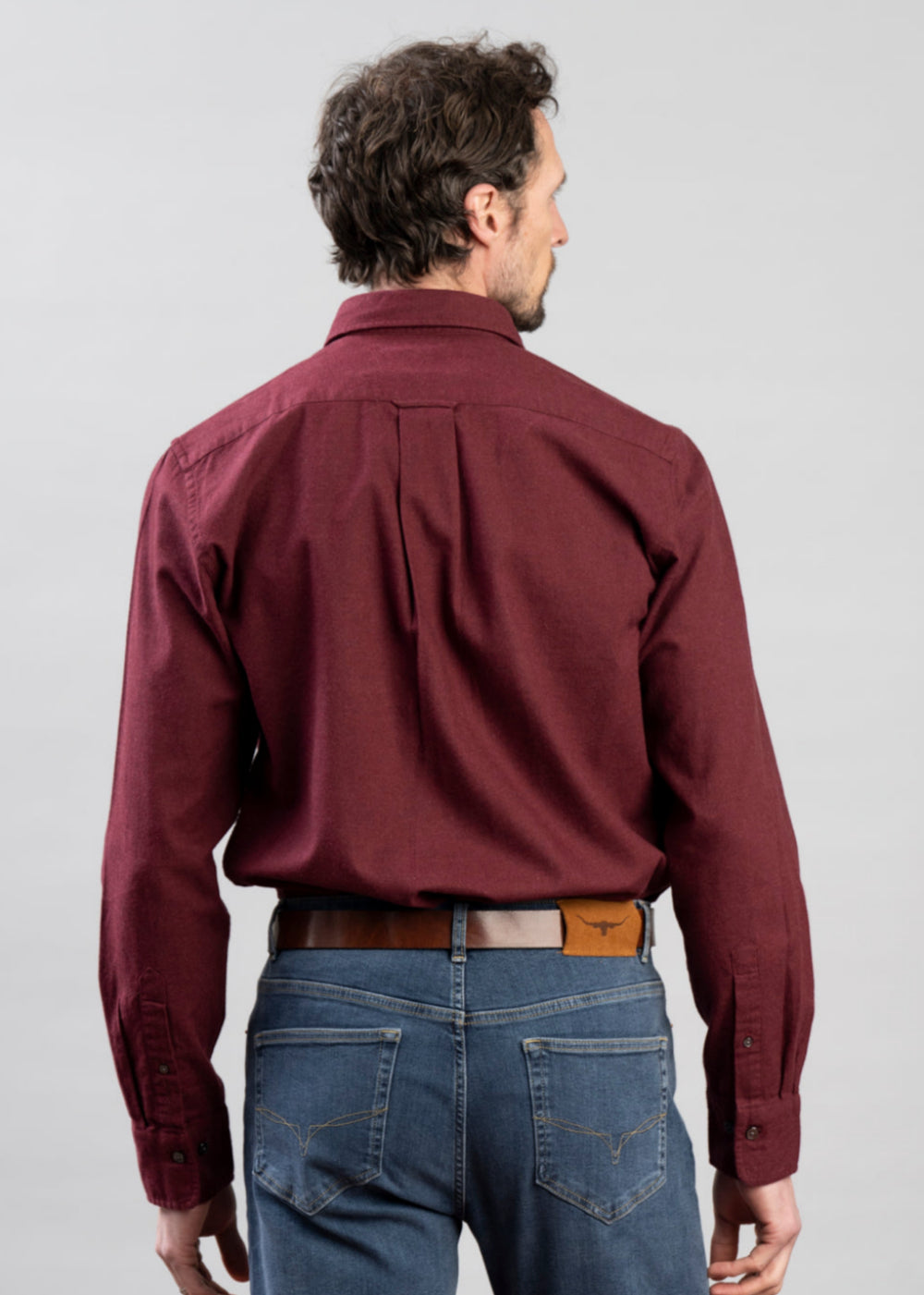 Regular Flannel Melange Shirt