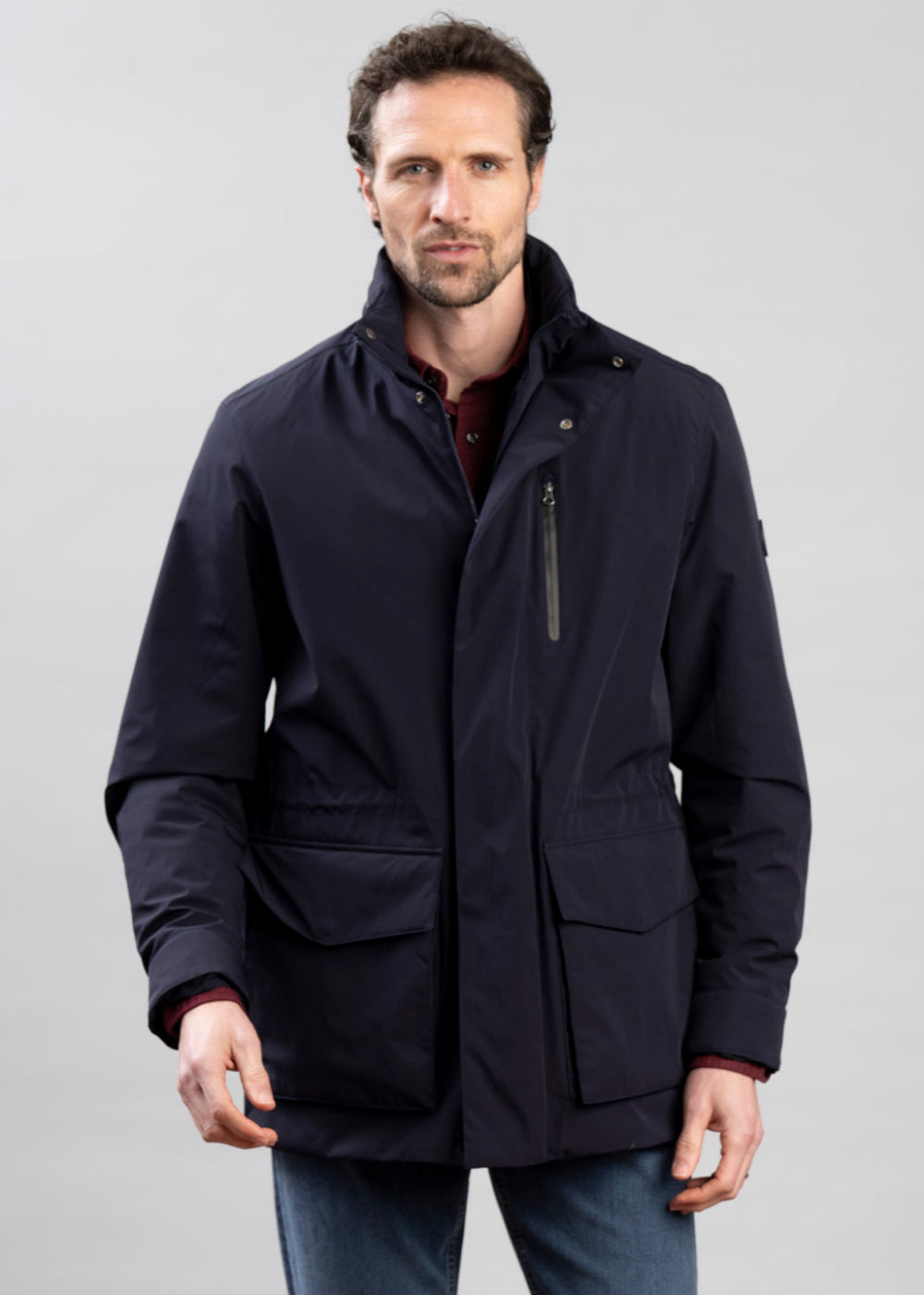 Double Mid Length Jacket