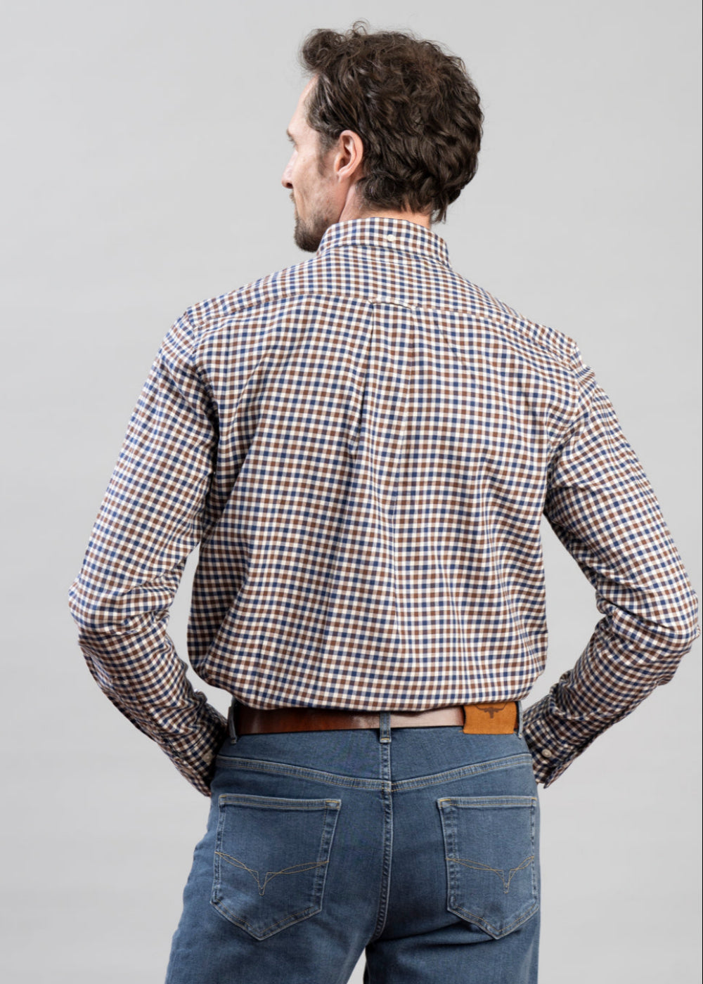 Regular Twill Gingham Shirt