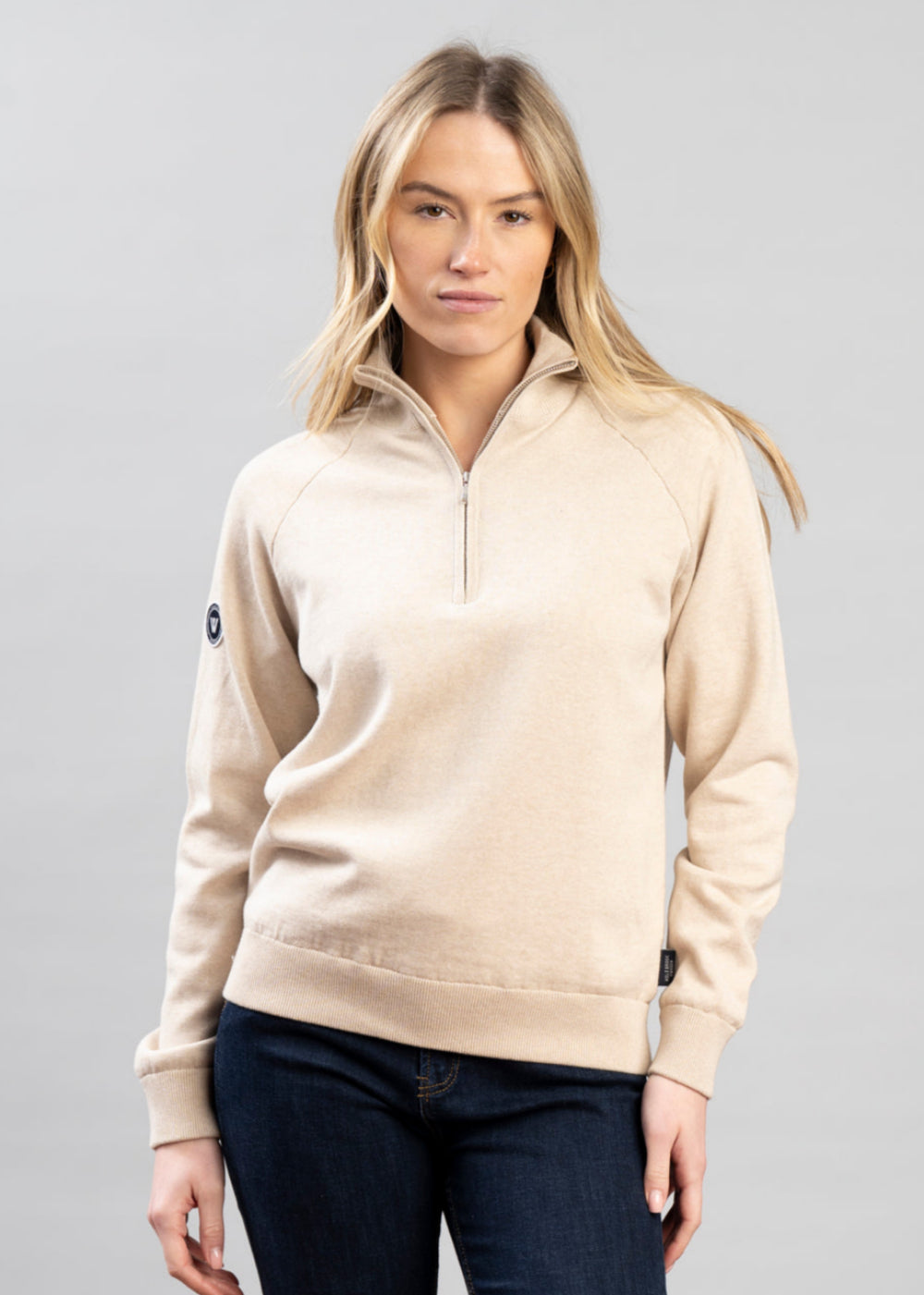 Laura T-Neck Windproof Sweater