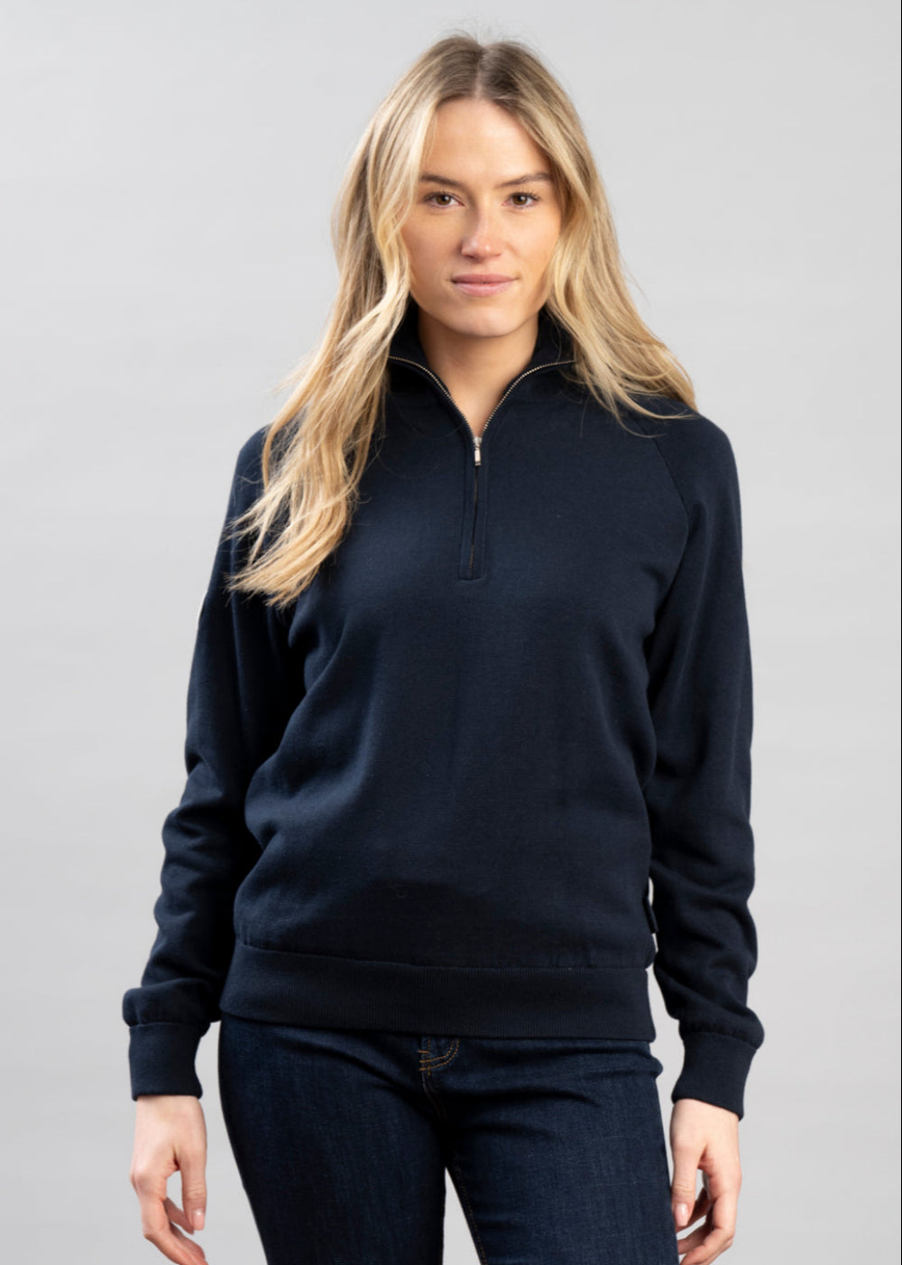 Laura T-Neck Windproof Sweater