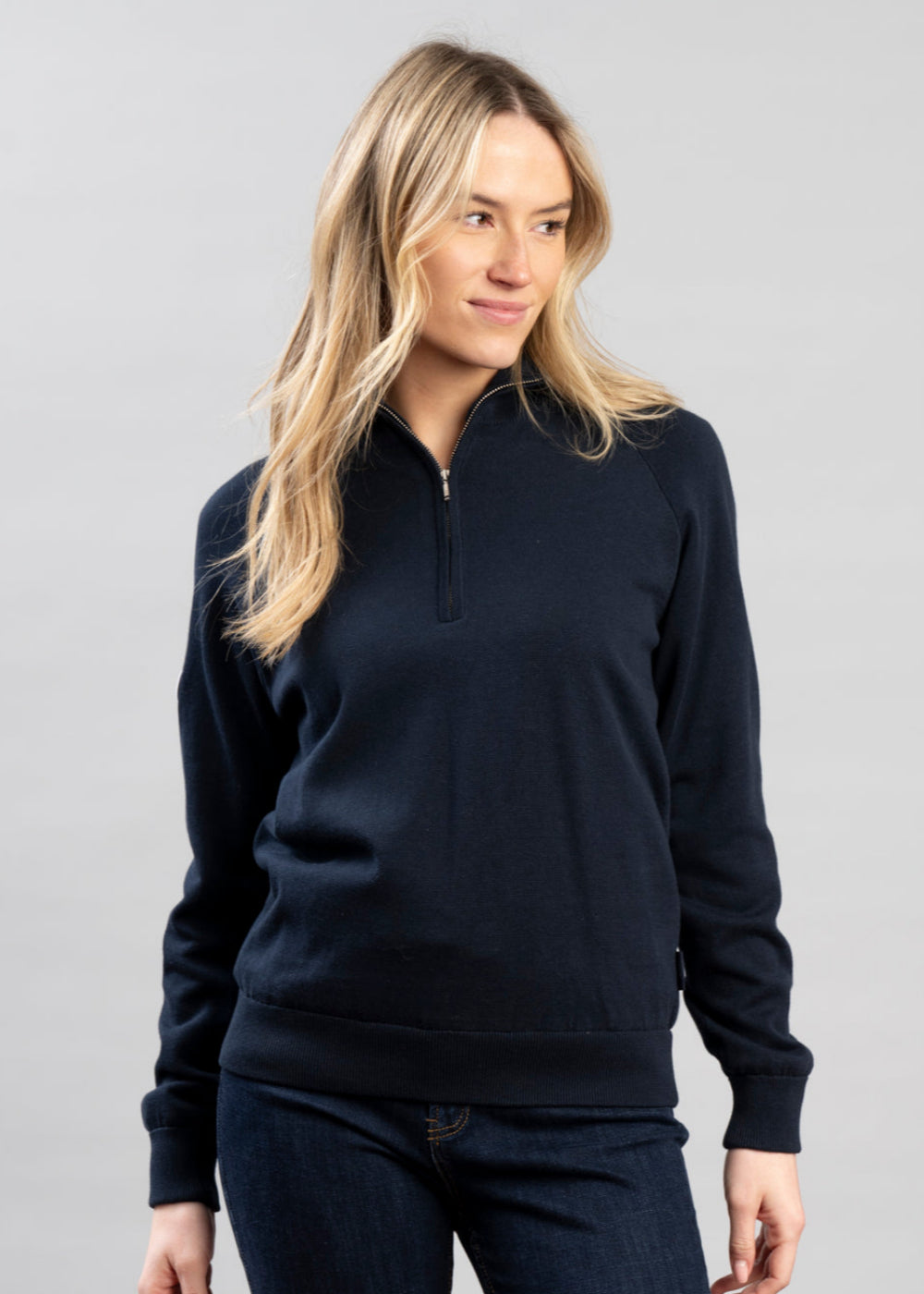 Laura T-Neck Windproof Sweater