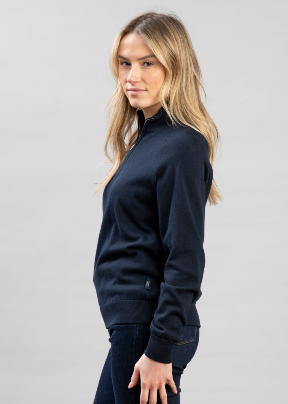 Laura T-Neck Windproof Sweater