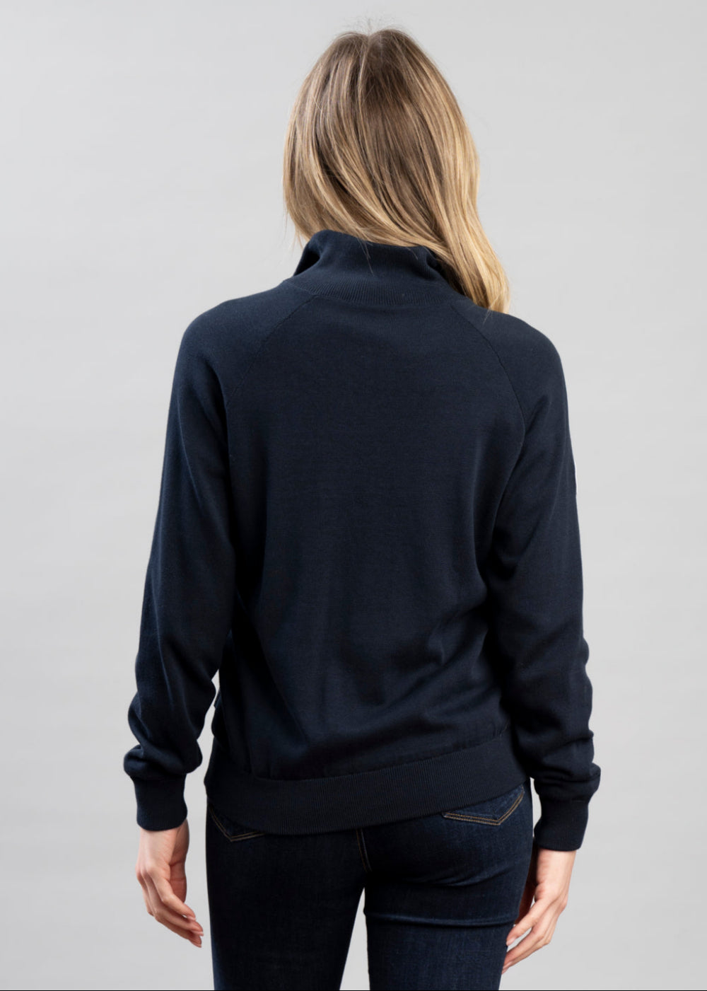 Laura T-Neck Windproof Sweater
