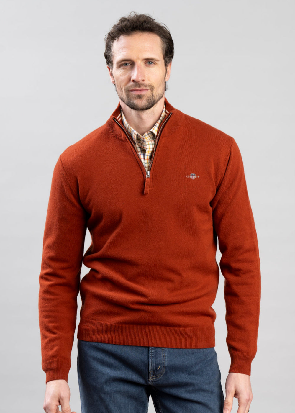 Superfine Lambswool Half Zip