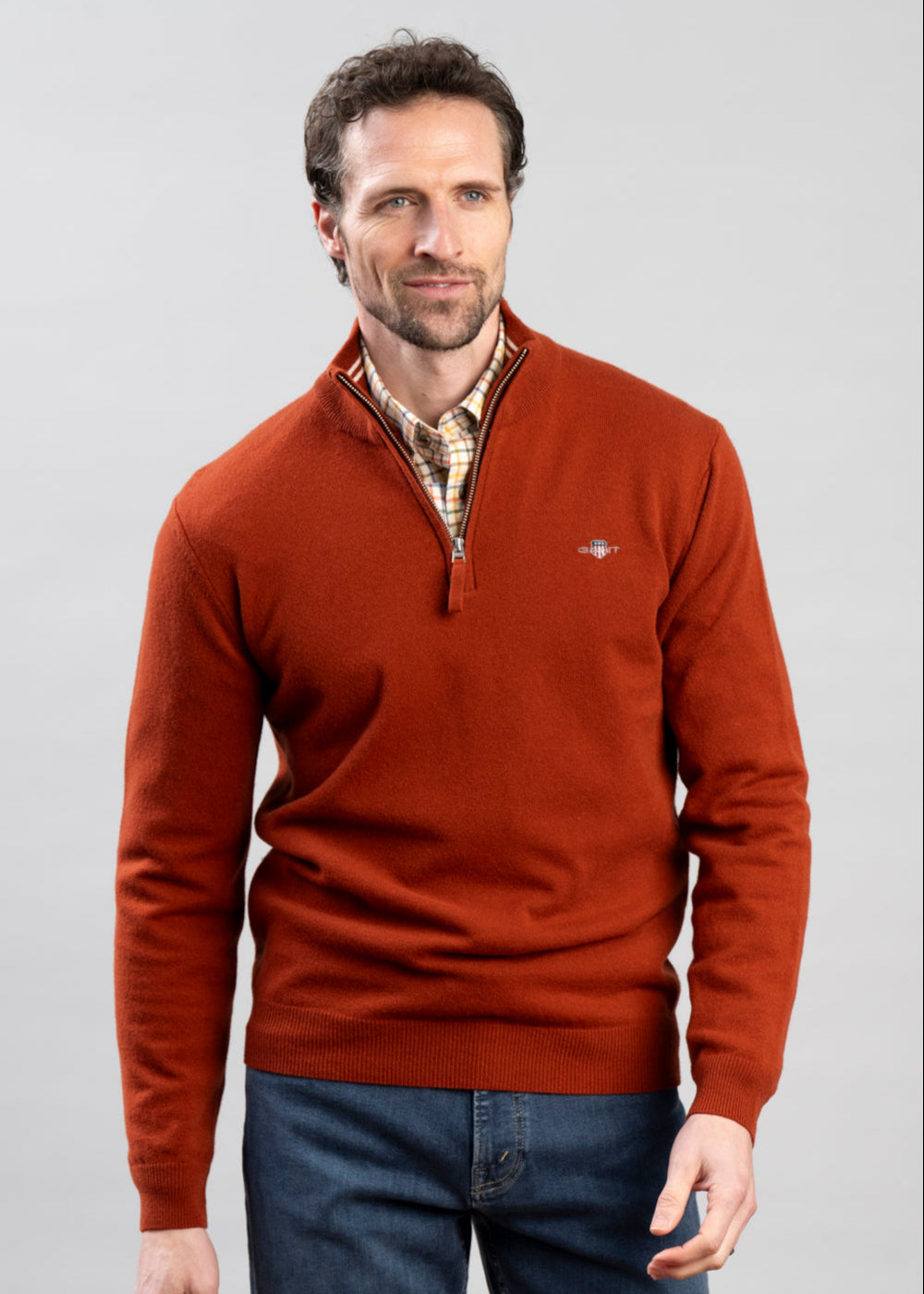 Superfine Lambswool Half Zip