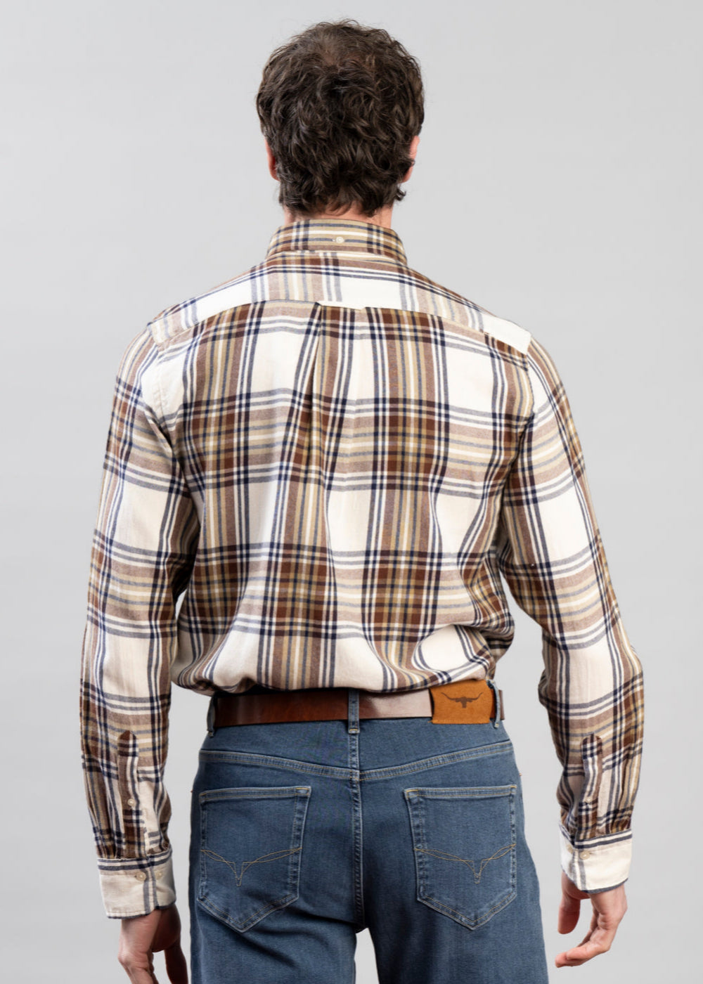 Regular Windblown Flannel Check Shirt