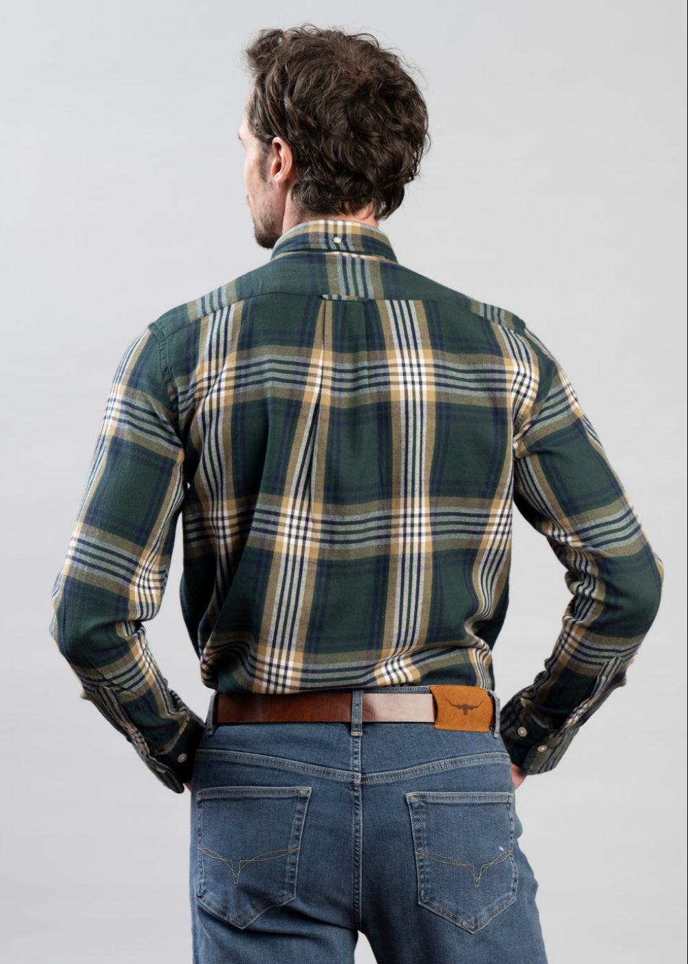 Regular Windblown Flannel Check Shirt