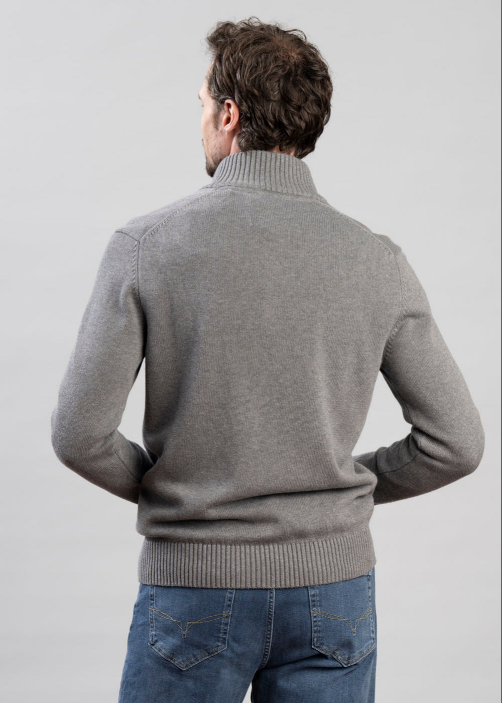 Casual Cotton Half Zip