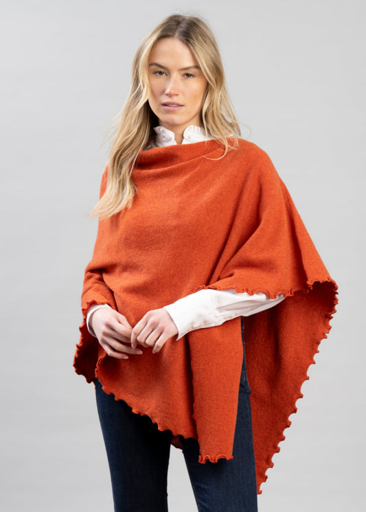 Lindsey Lambswool Poncho