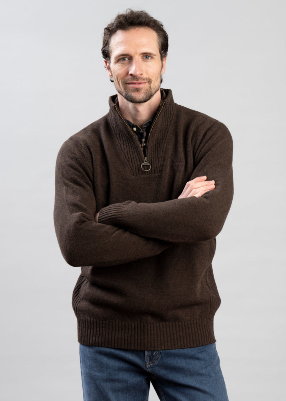 Essential Lambswool Half Zip Jumper