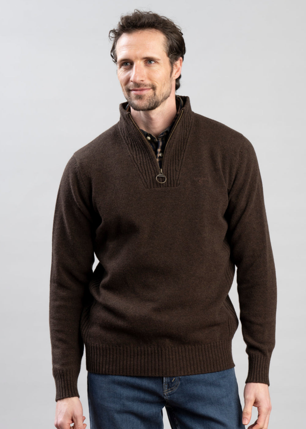 Essential Lambswool Half Zip Jumper