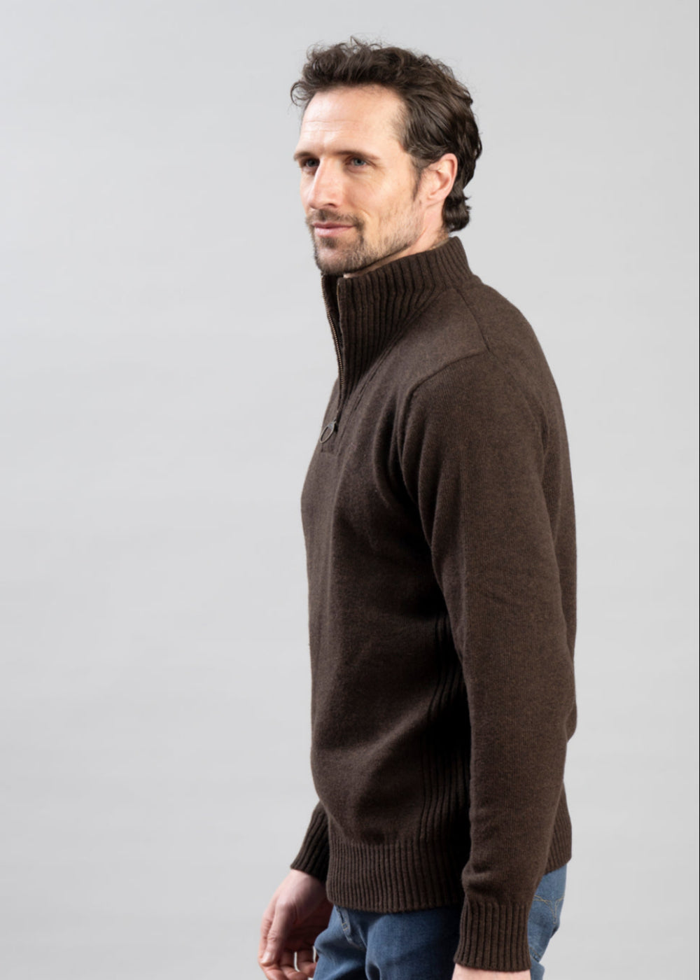 Essential Lambswool Half Zip Jumper