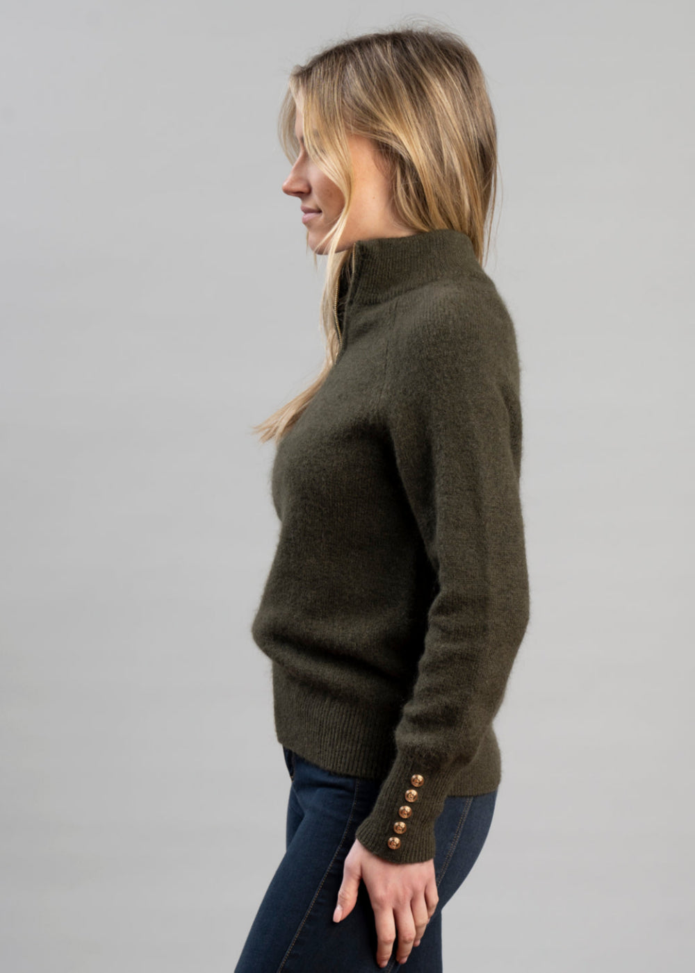 Tori Half Zip Knit